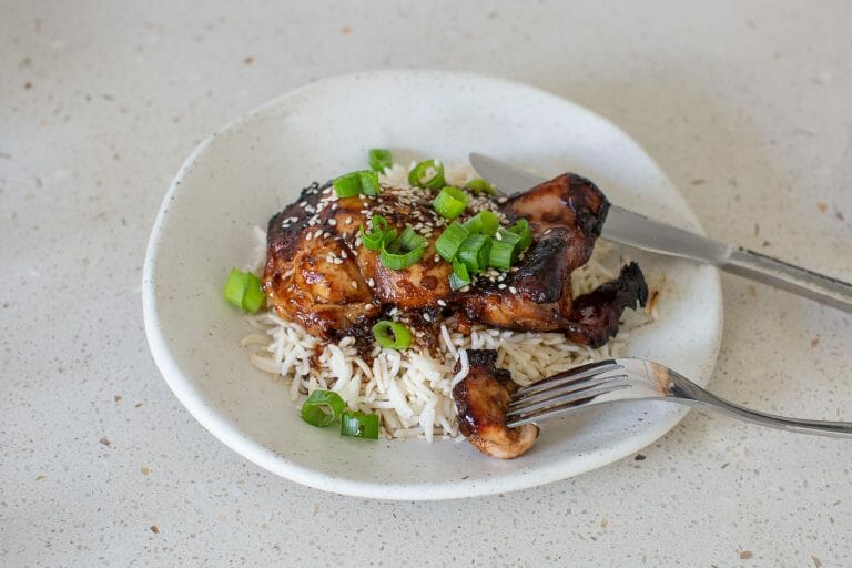 Air Fryer Spicy Chicken Rice recipe