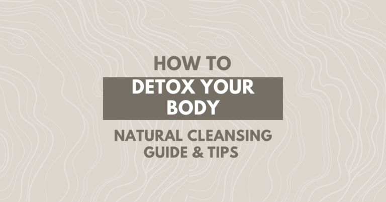 Ways To Detox Your Body